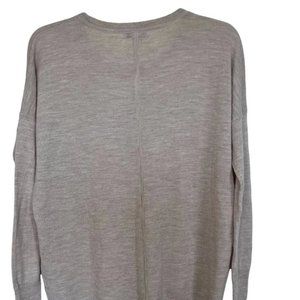 Madewell Tan Rowhouse Dolman Slouchy Merino Wool Pullover Sweater